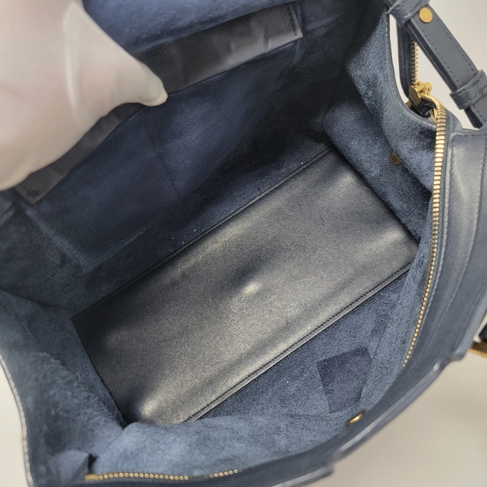 SAINT LAURENT YSL Cabas Leather Crossbody Bag - Picture 14 of 16